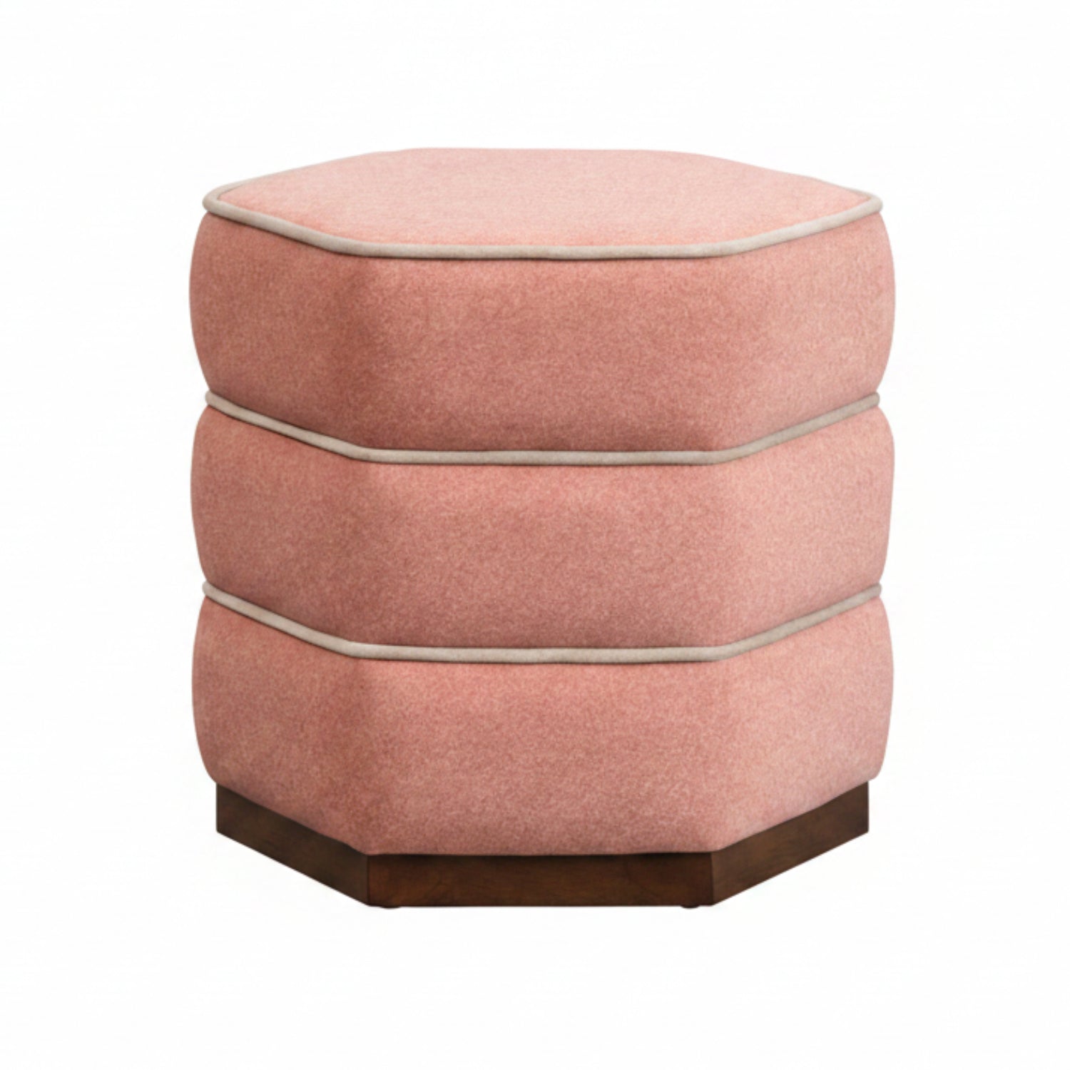 Rabia Rubber Wood Ottoman