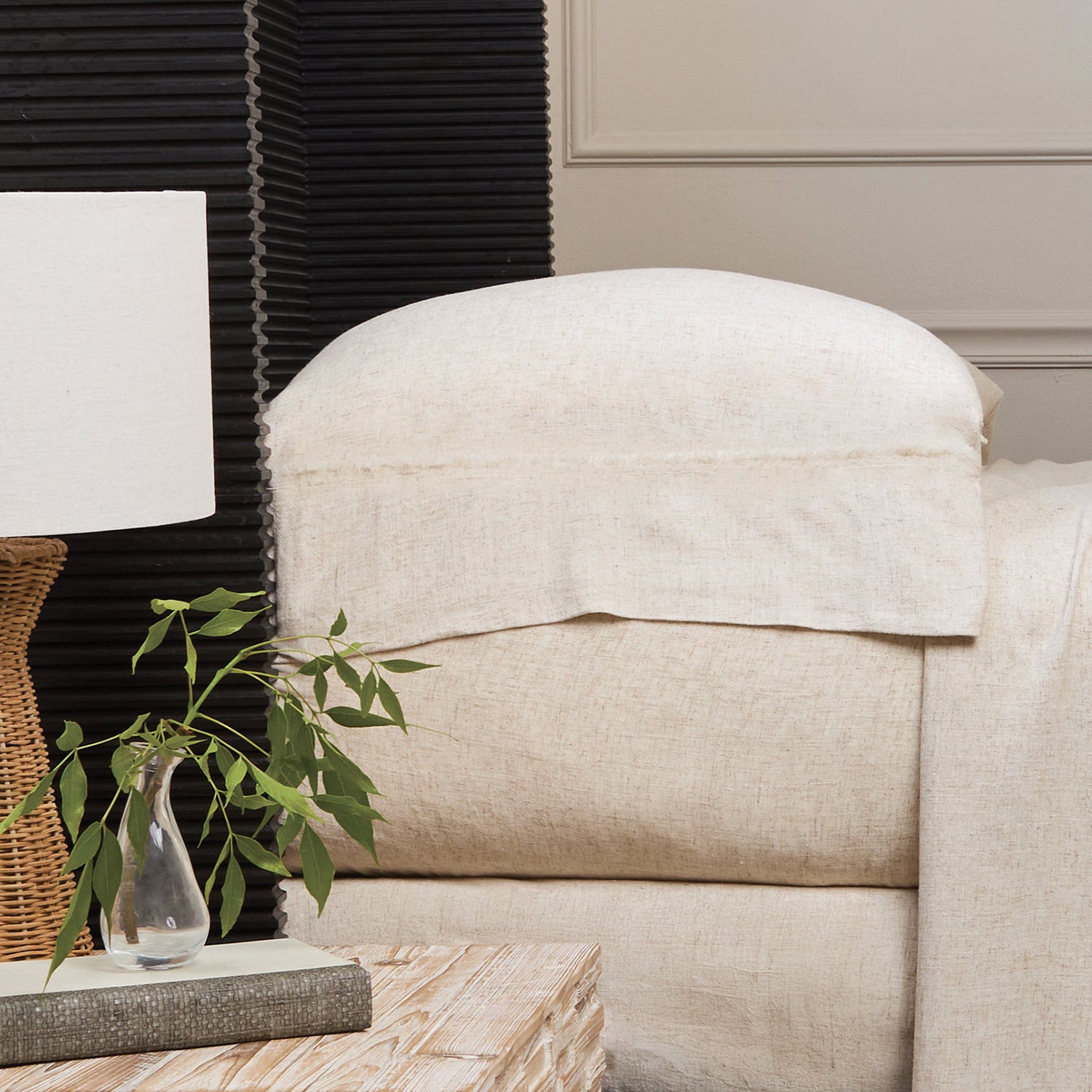 Pom Pom at Home Remi Bamboo Linen Pillowcase Set of 2