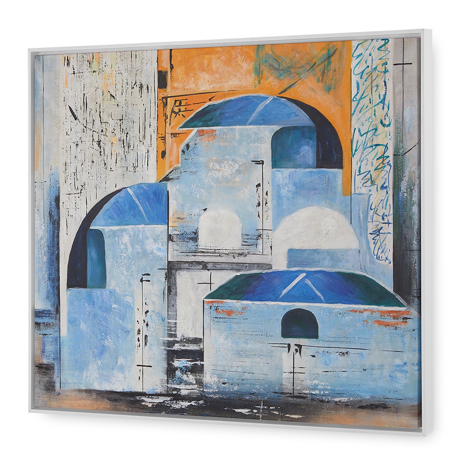 Villa and House Reggio Framed Canvas