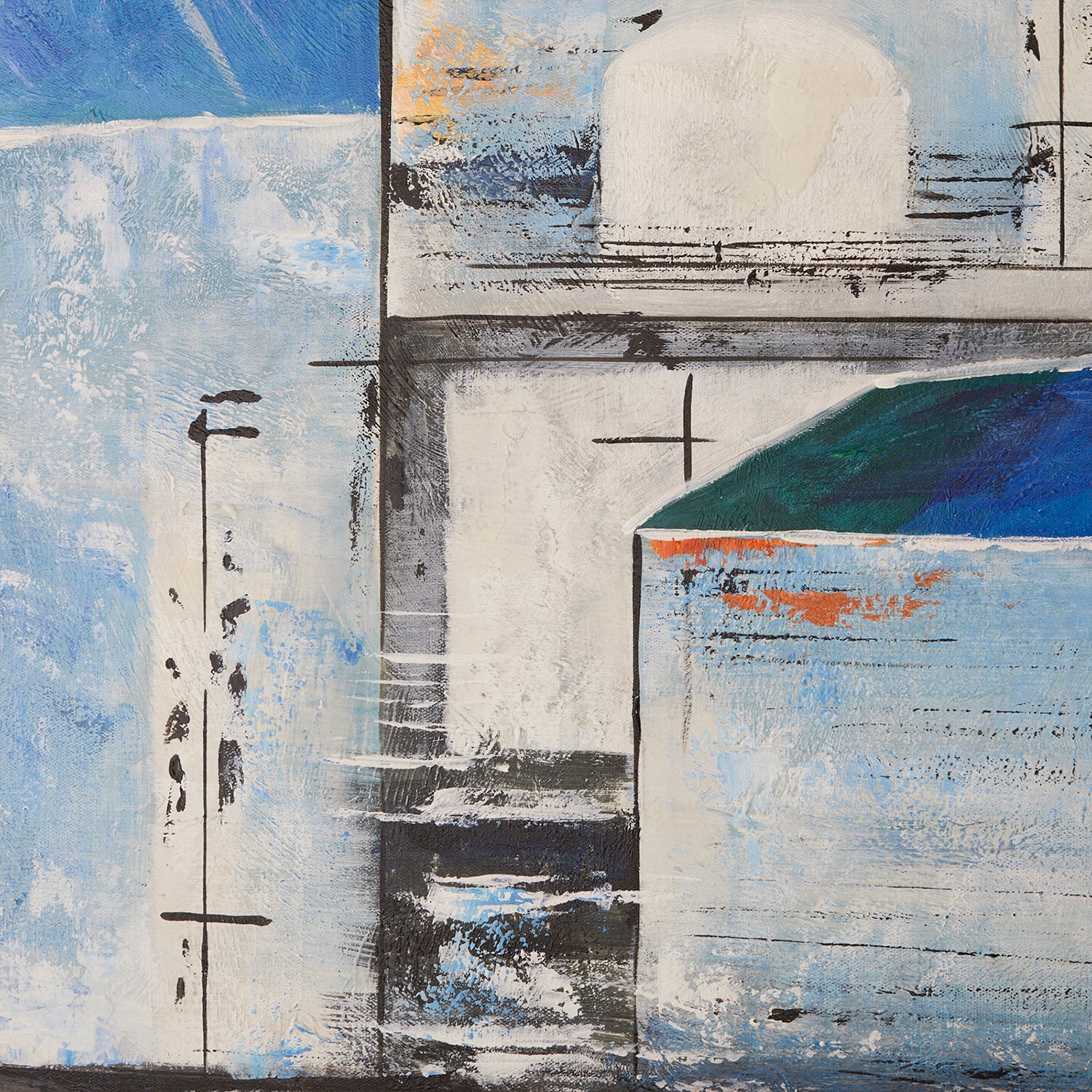 Villa and House Reggio Framed Canvas