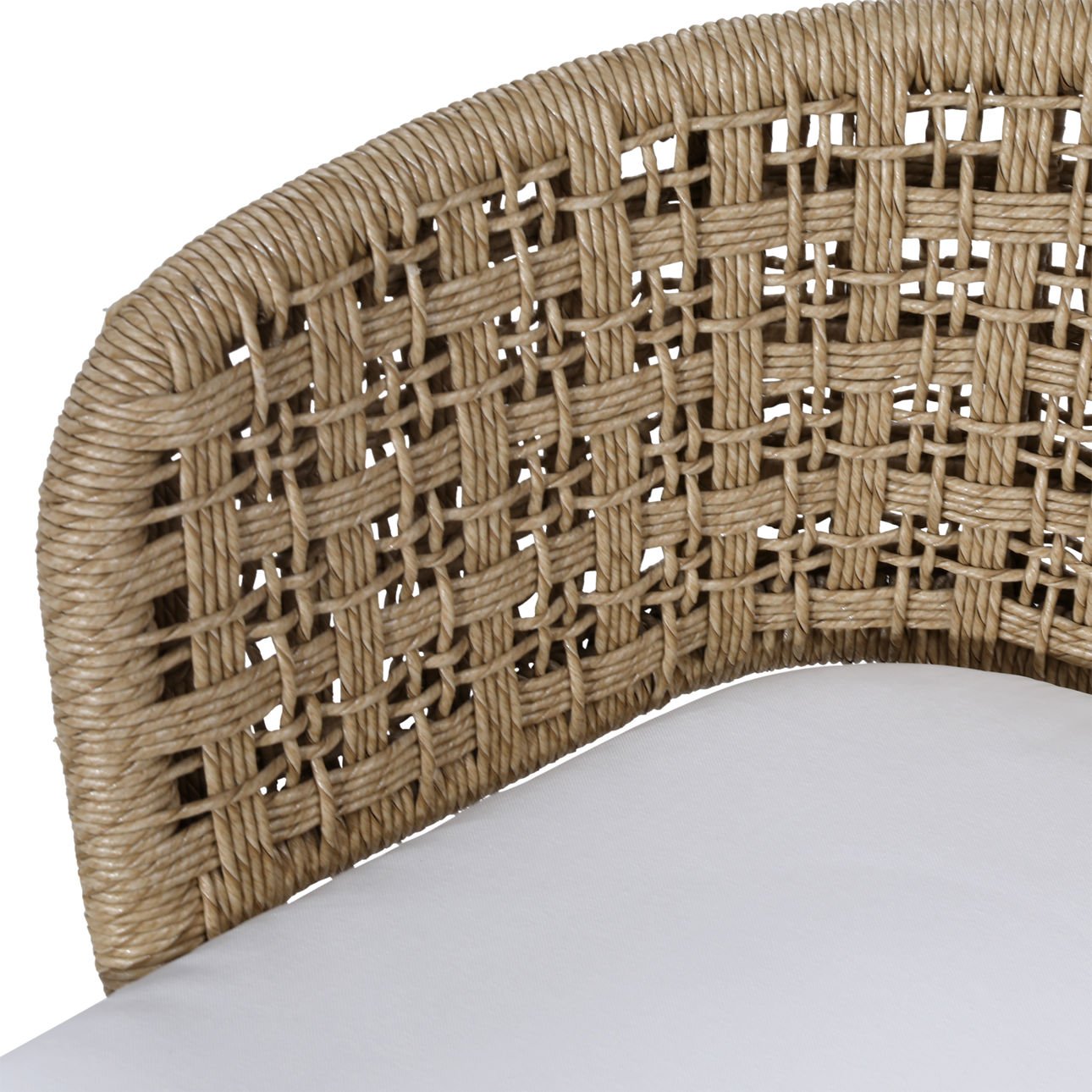 Keith Natural Outdoor Dining Chair Set of 2