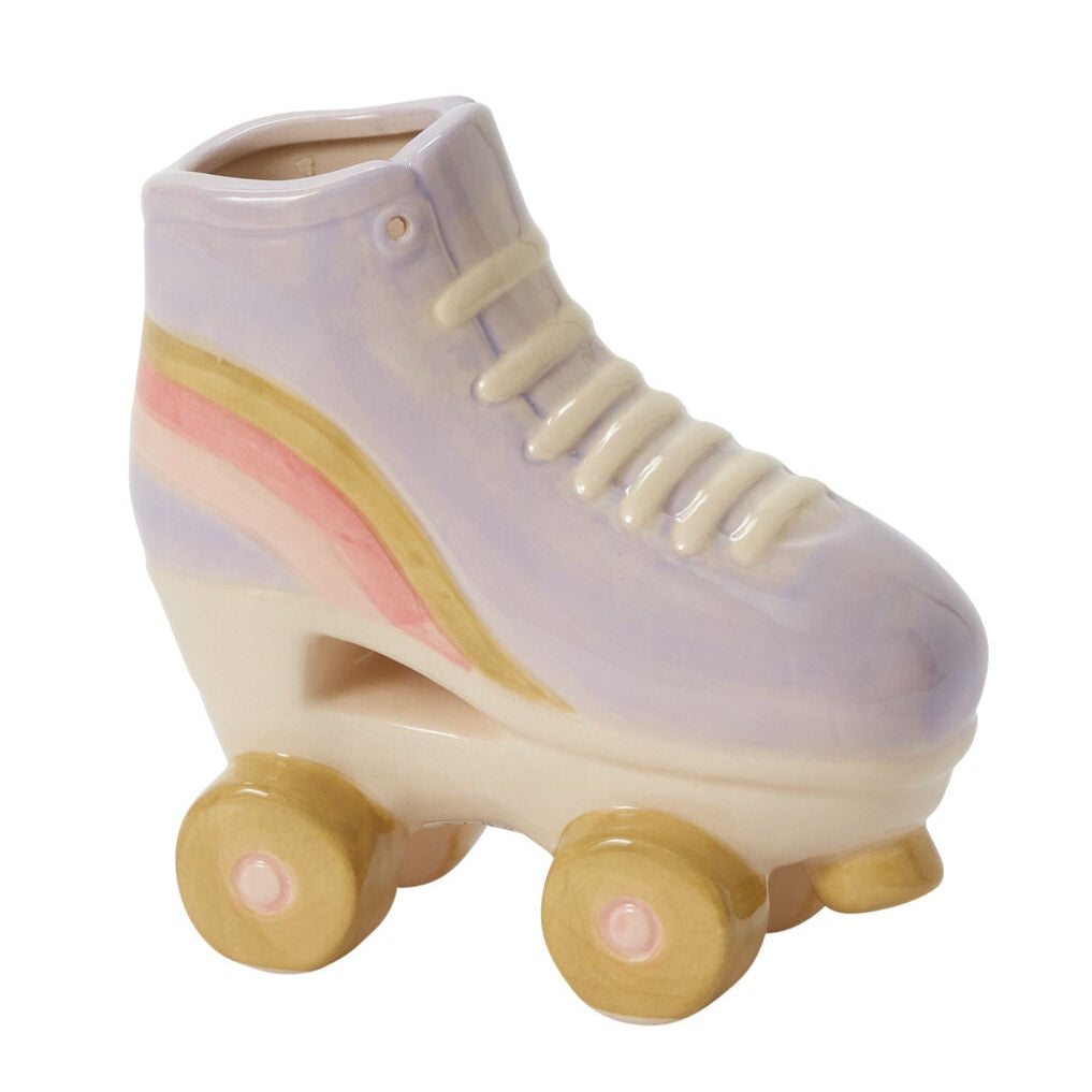Rollerskate Planter decorative accent piece