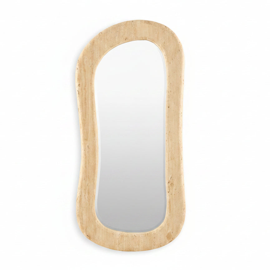 Roman Travertine Accent Mirror