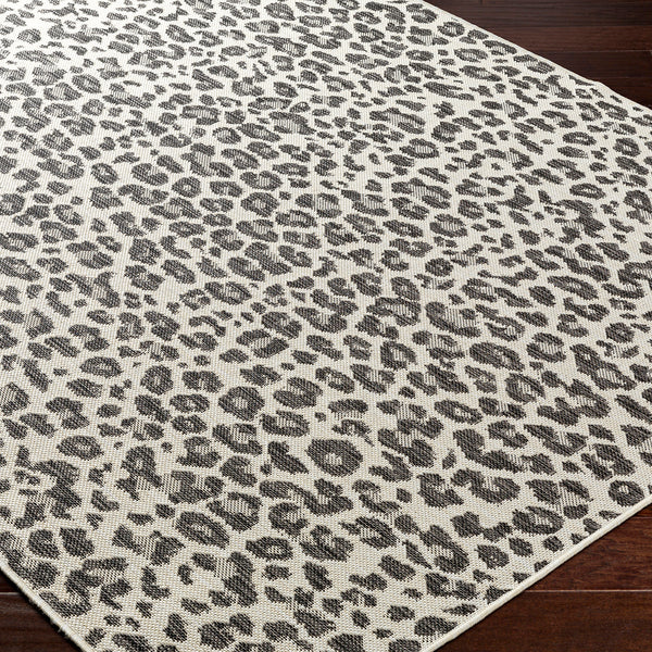 Livabliss Ravello Leopard Indoor/Outdoor Rug – Paynes Gray