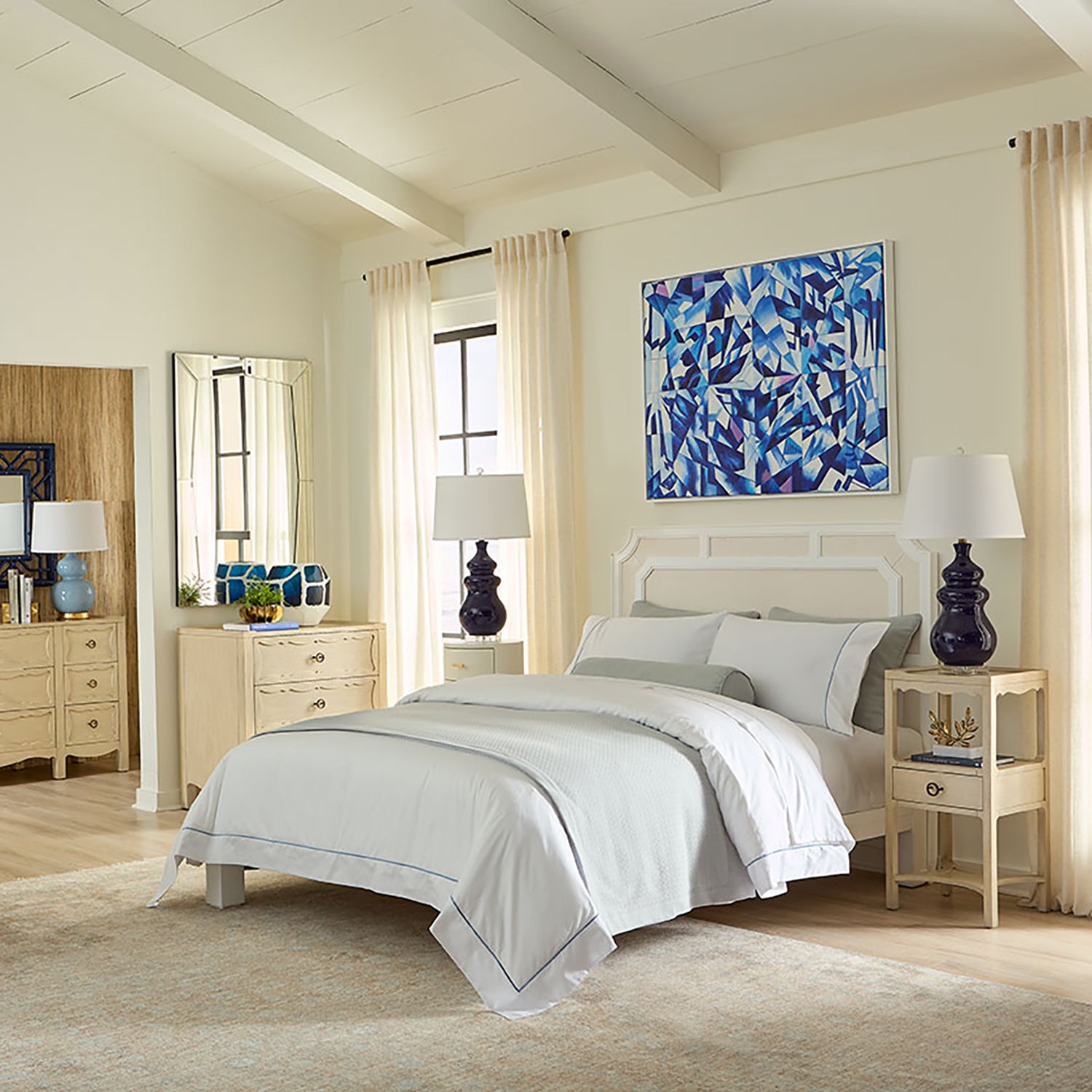 Villa and House Sara 3 Drawer End Table