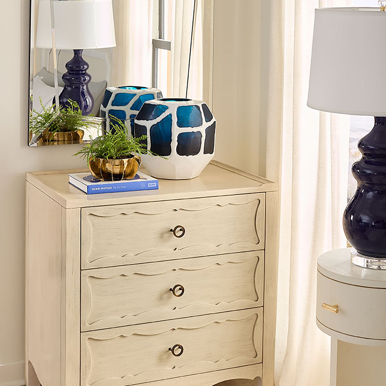 Villa and House Sara 3 Drawer End Table