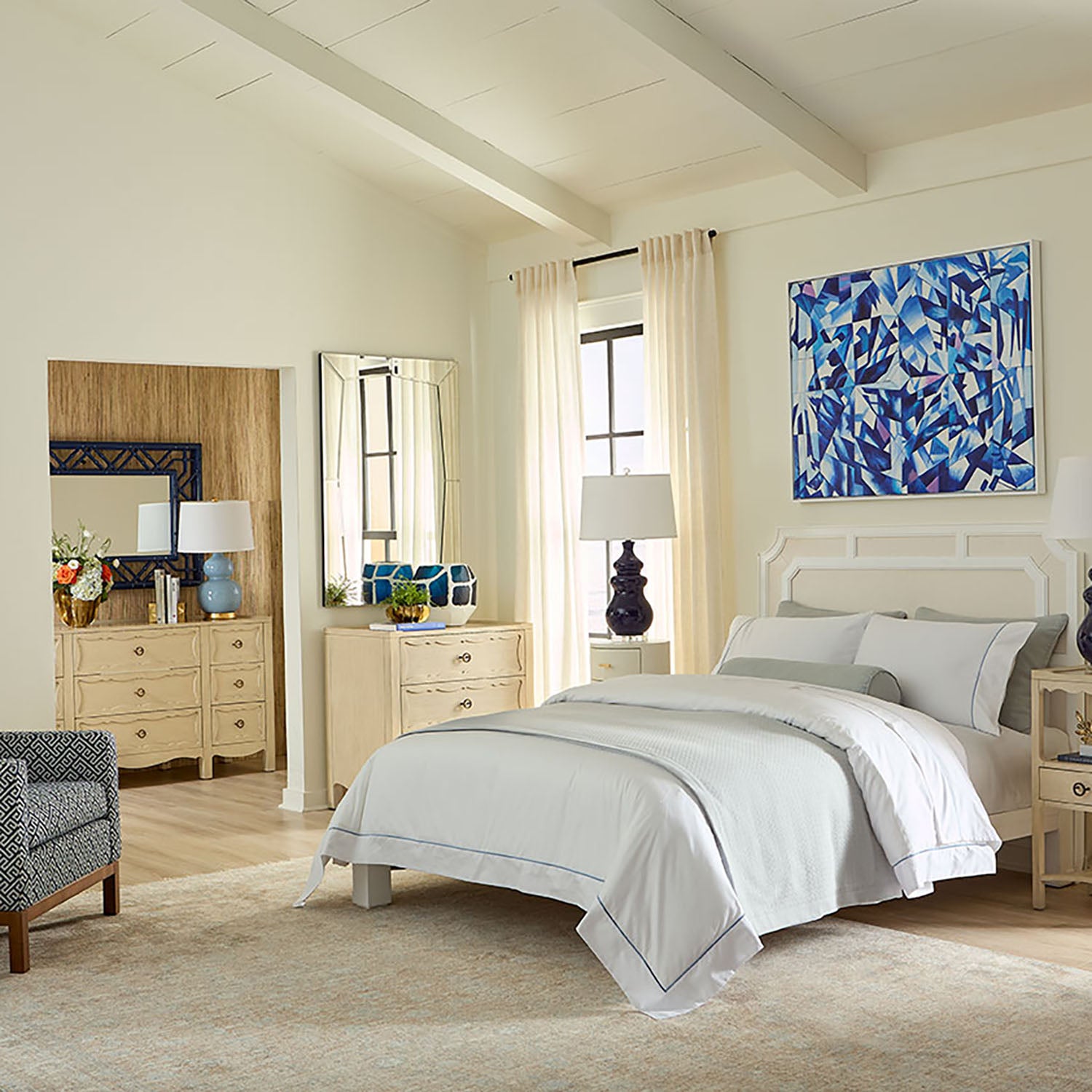 Villa and House Sara Extra Large 9 Drawer Cabinet