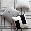 Stitched Line Linen Throw Pillow