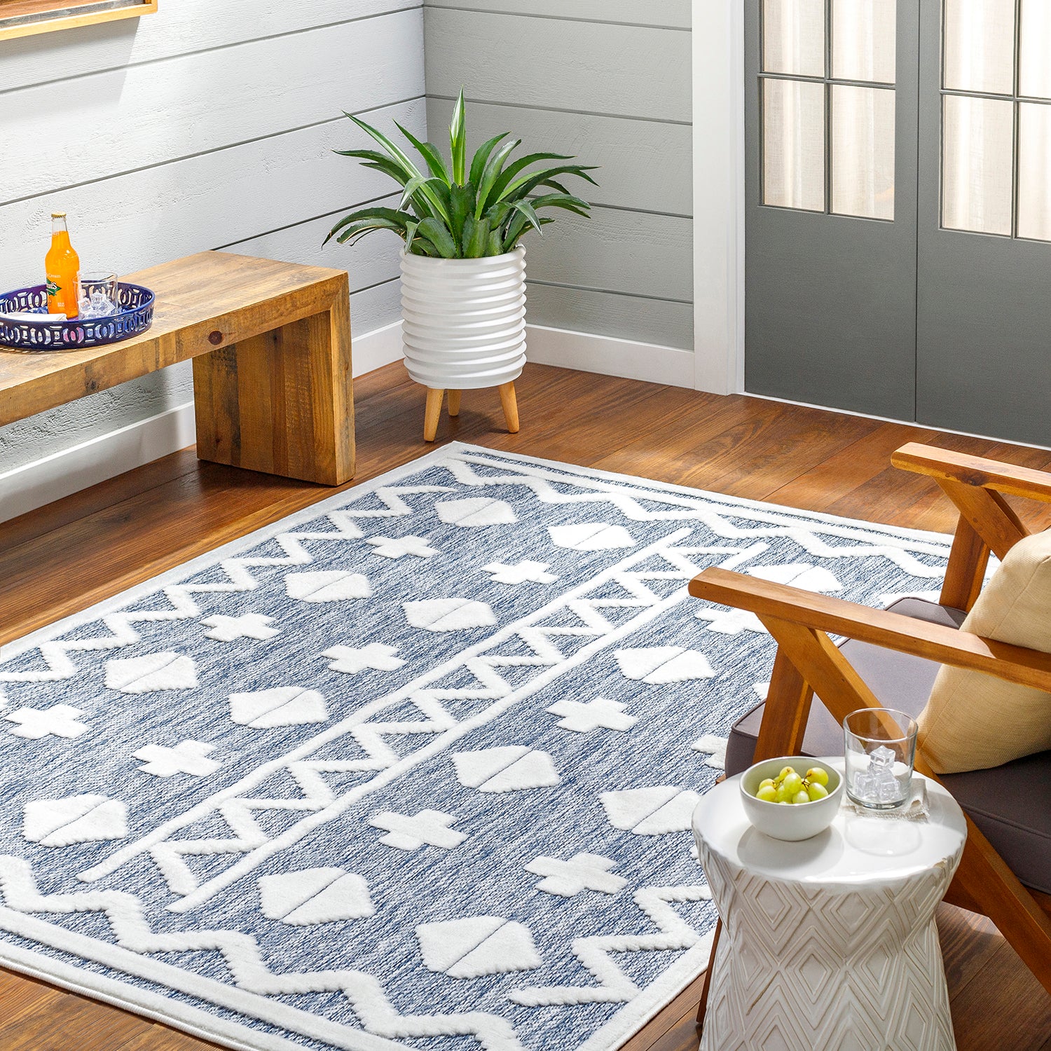 Livabliss San Diego Pattern Indoor/Outdoor Rug