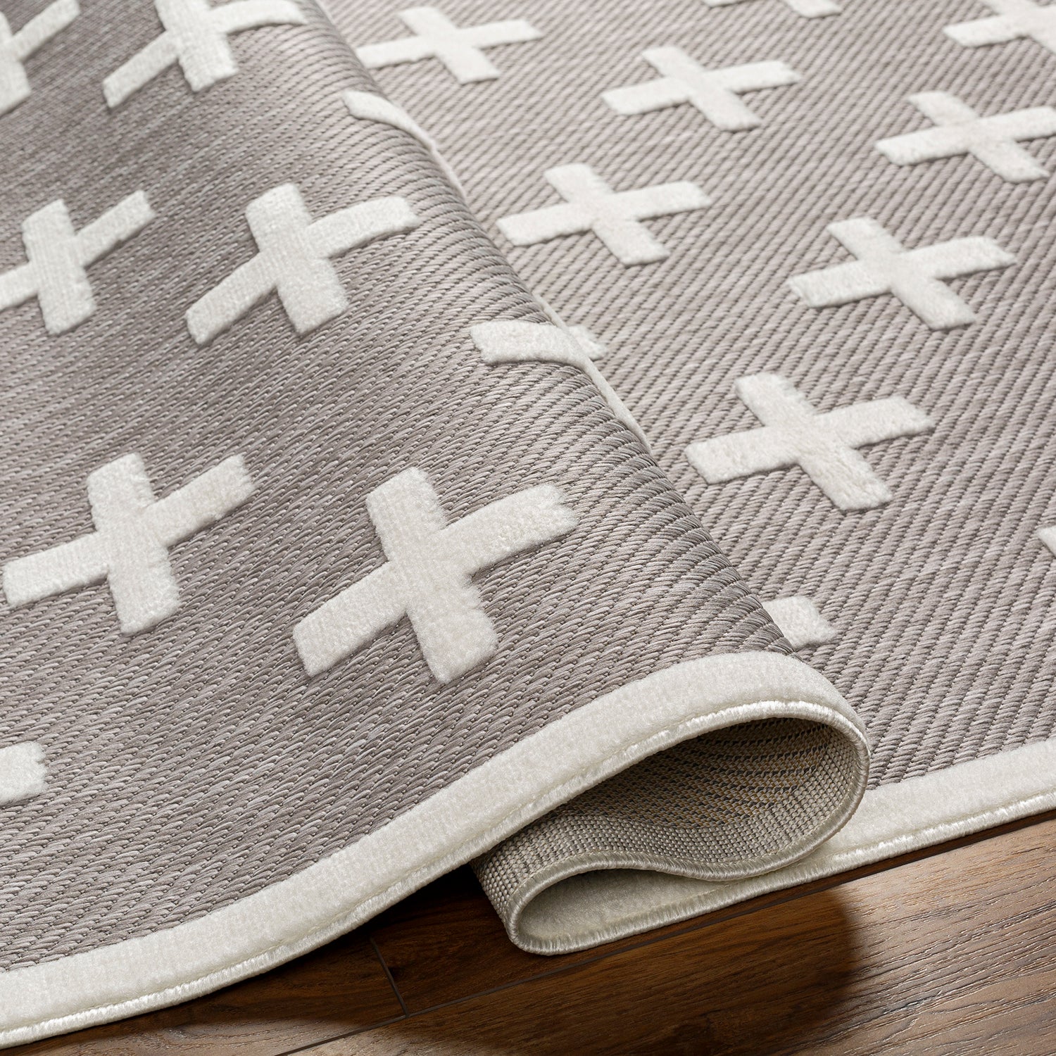 Livabliss San Diego Gray Indoor/Outdoor Rug