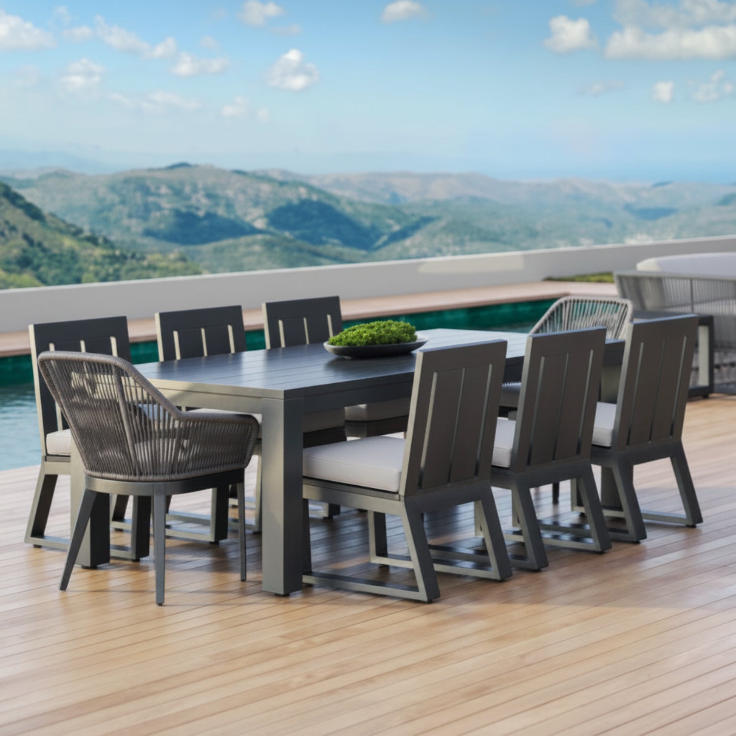 Sunset West Redondo 90in Outdoor Dining Table