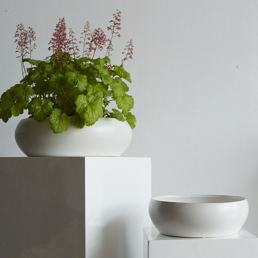 Simply Bowl, a black or white ceramic home decor accent