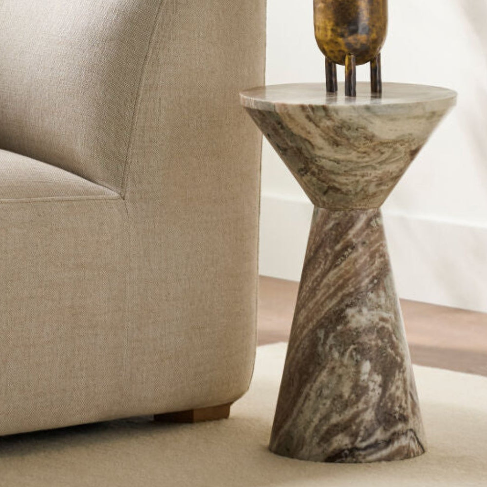 Sonusha Marble Accent Table