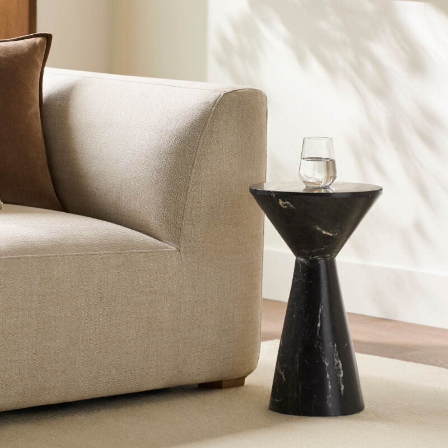 Sonusha Marble Accent Table