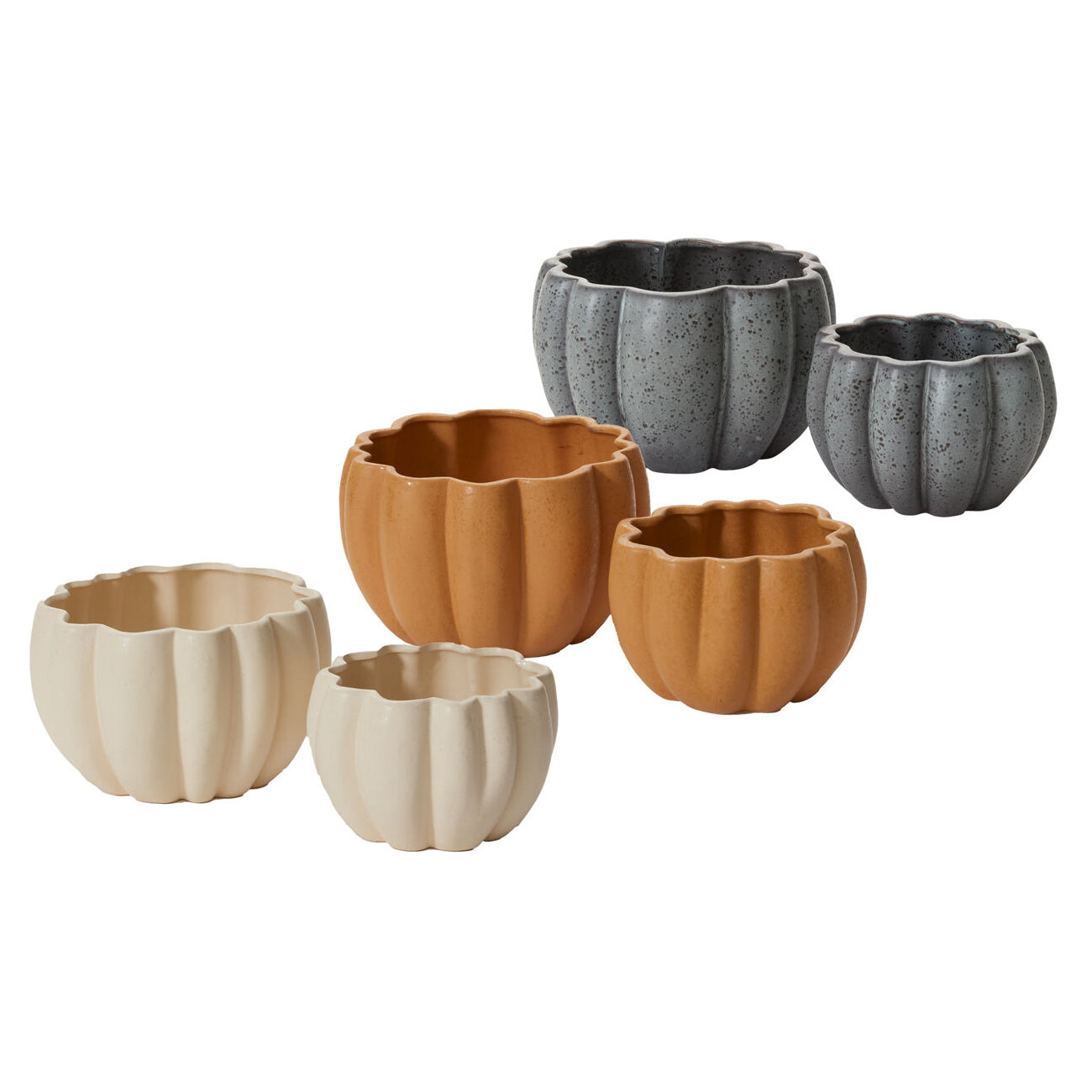 Spiced Pumpkin Pot Set of 4