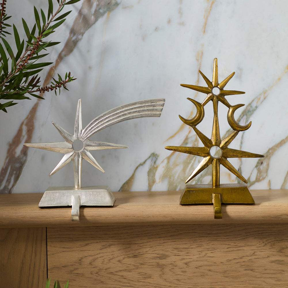 Starscape Silver Stocking Holder
