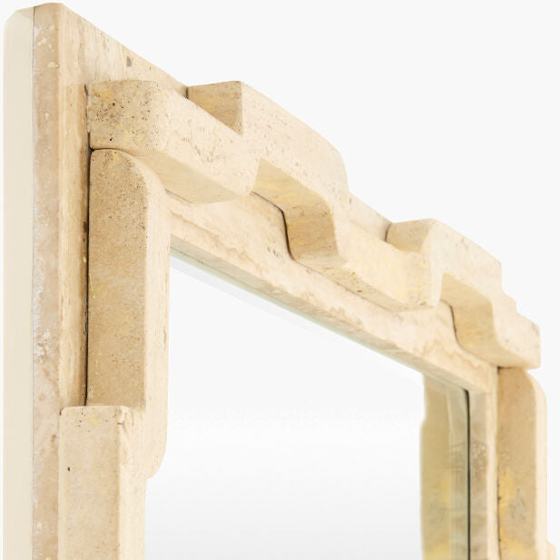 Suratna Travertine Accent Mirror