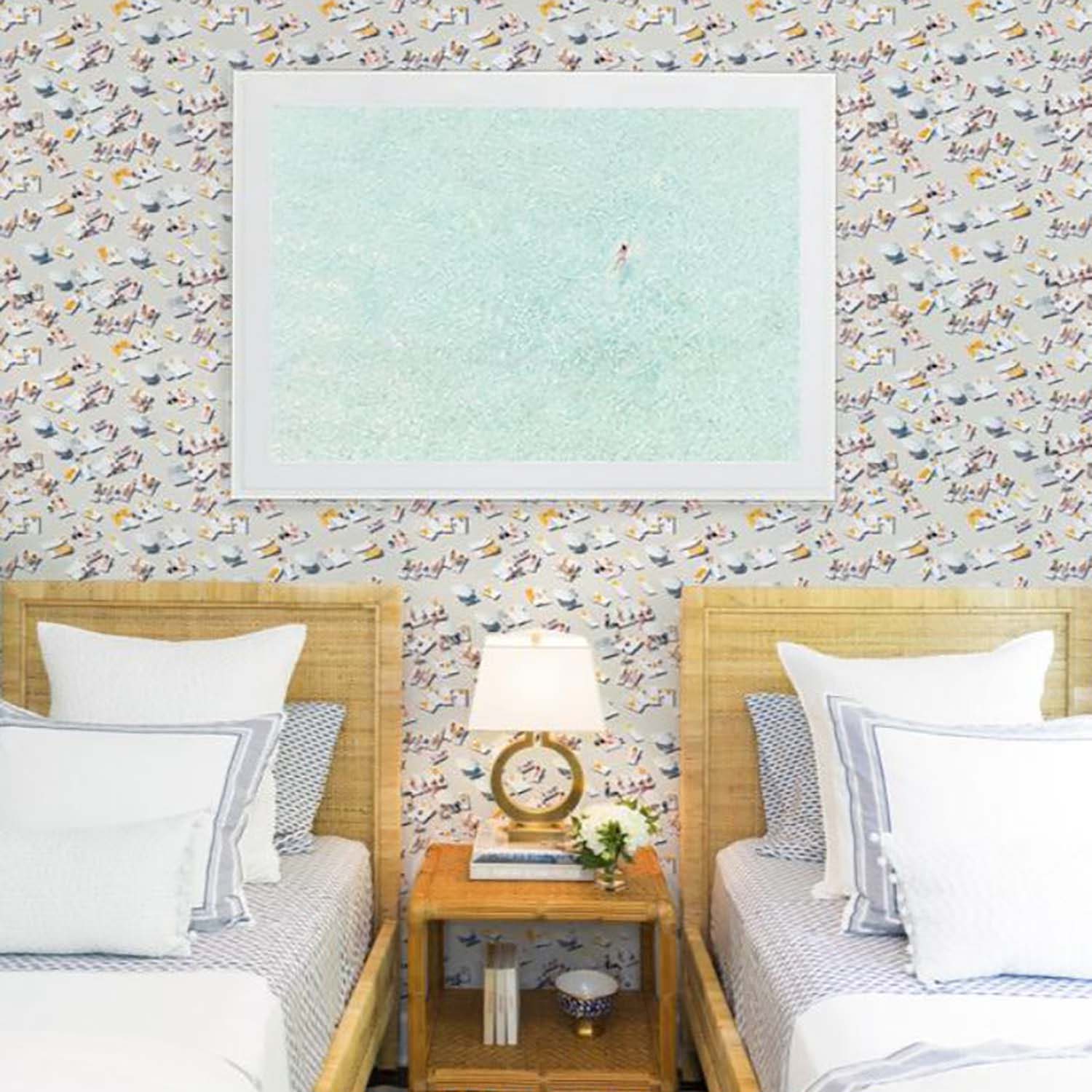 Mitchell Black x Gray Malin Sunbathers Wallpaper