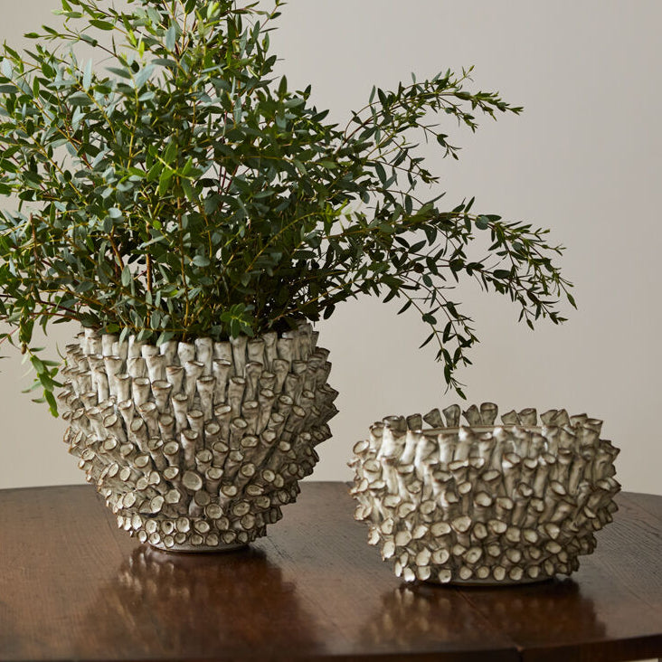 Surreal Pot shown as a styled home décor accent