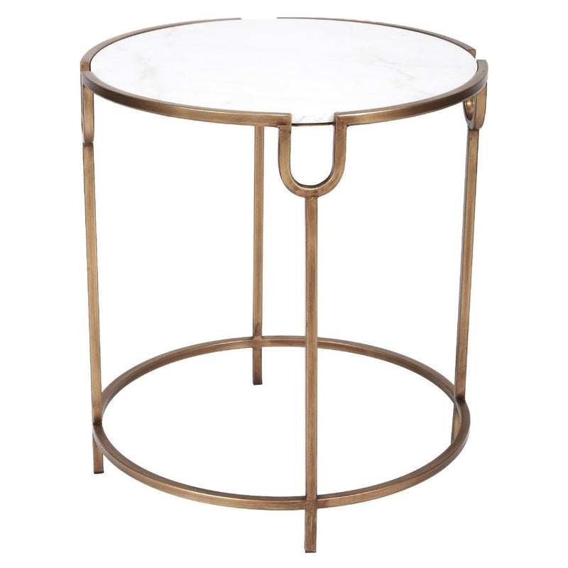 Old World Design Bethany Gold Accent Table
