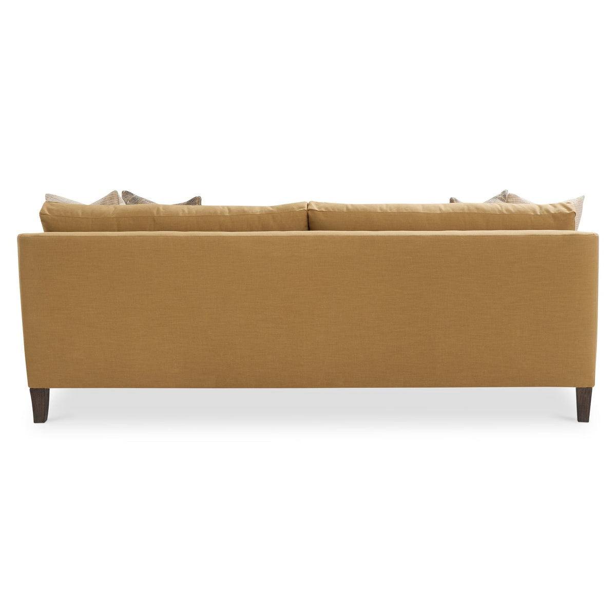 Bernhardt Living Marisol Fabric Sofa in Camel, detail view