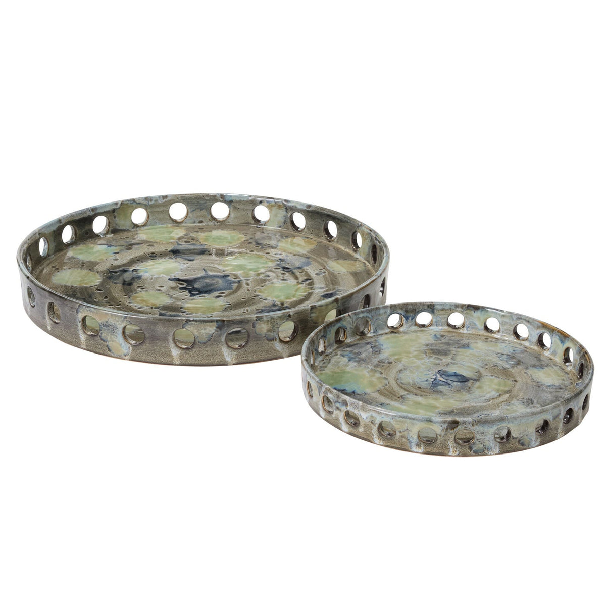 Tioluca Tray part of a curated tabletop arrangement