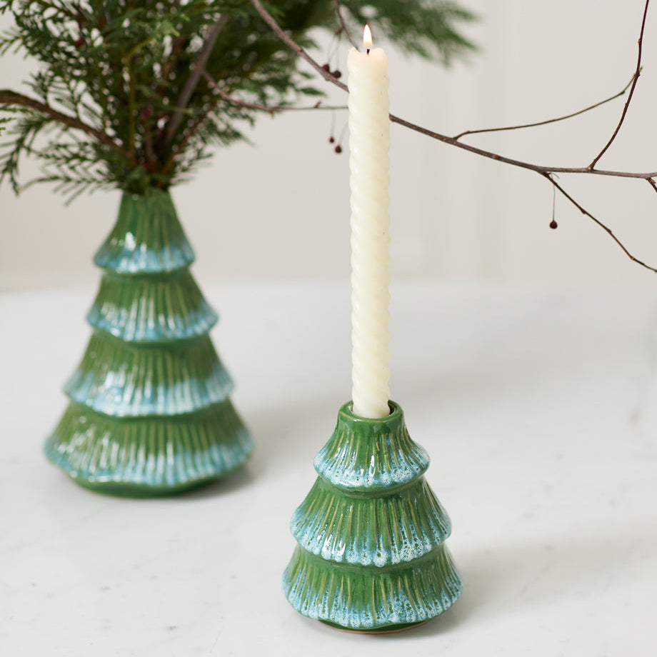 Tree Frost Candleholder