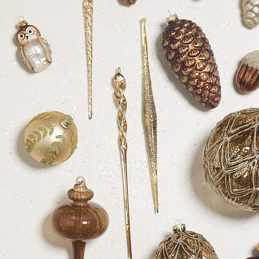 Twist Icicle Ornament Set of 6