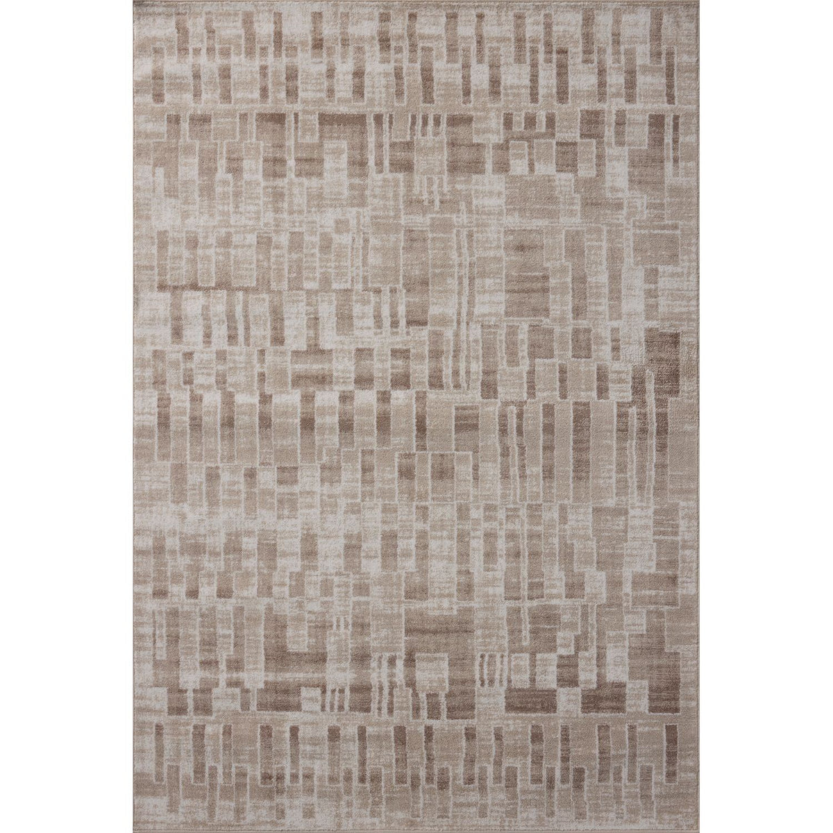 Loloi Lune Ivory/Mushroom Power Loomed Rug