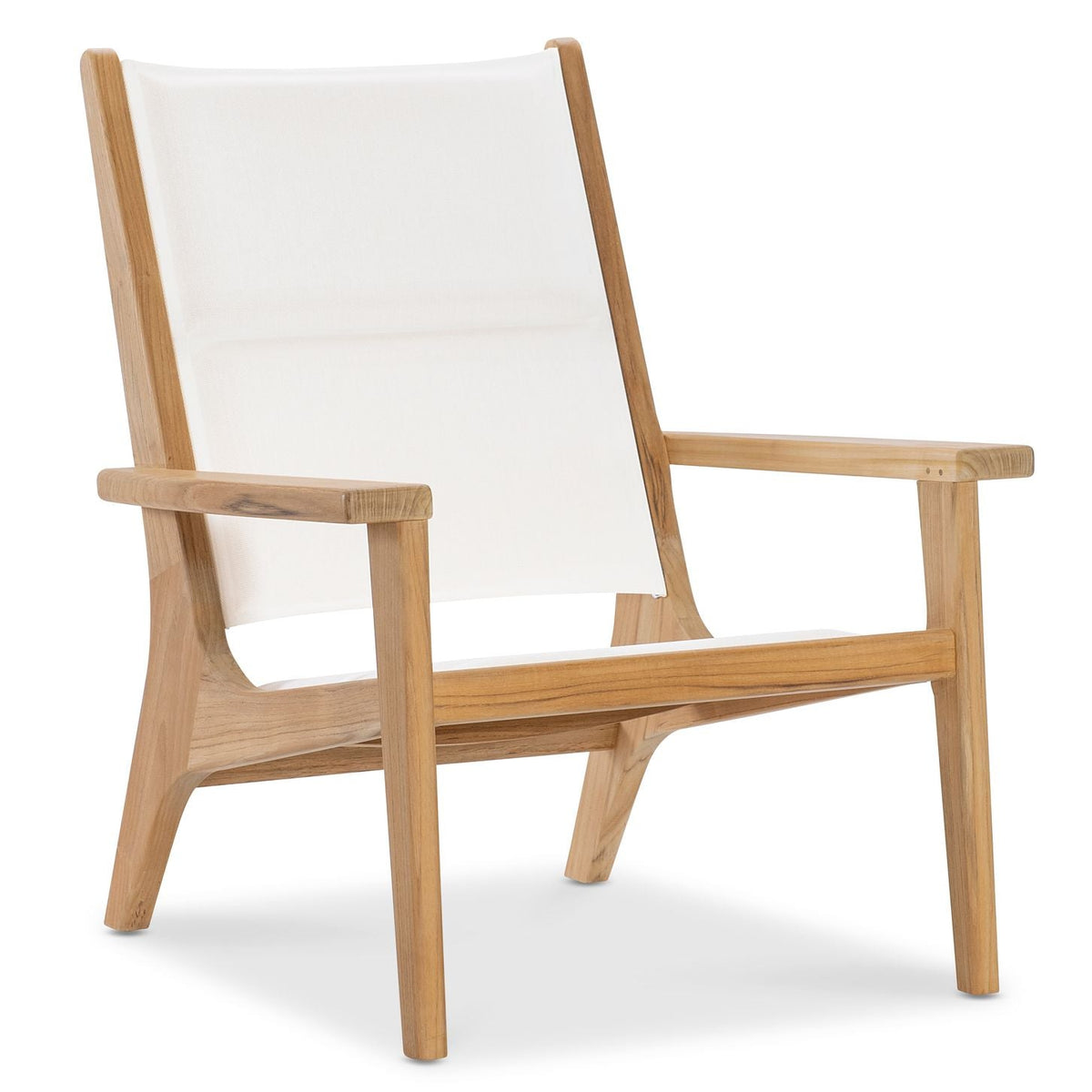 Margaritaville Harbor Outdoor Highback Chair in Medium Wood, primary product view