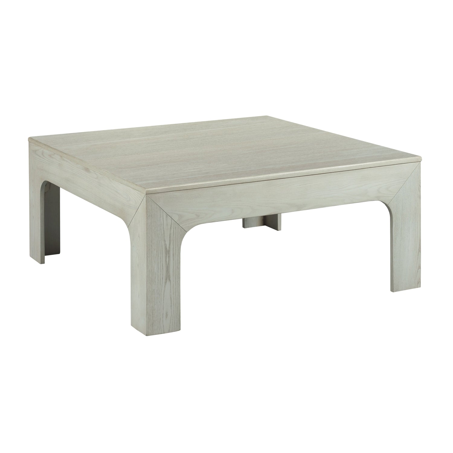 Fairfield Chair Libby Langdon Peconic Square Cocktail Table in Sheer Dove finish