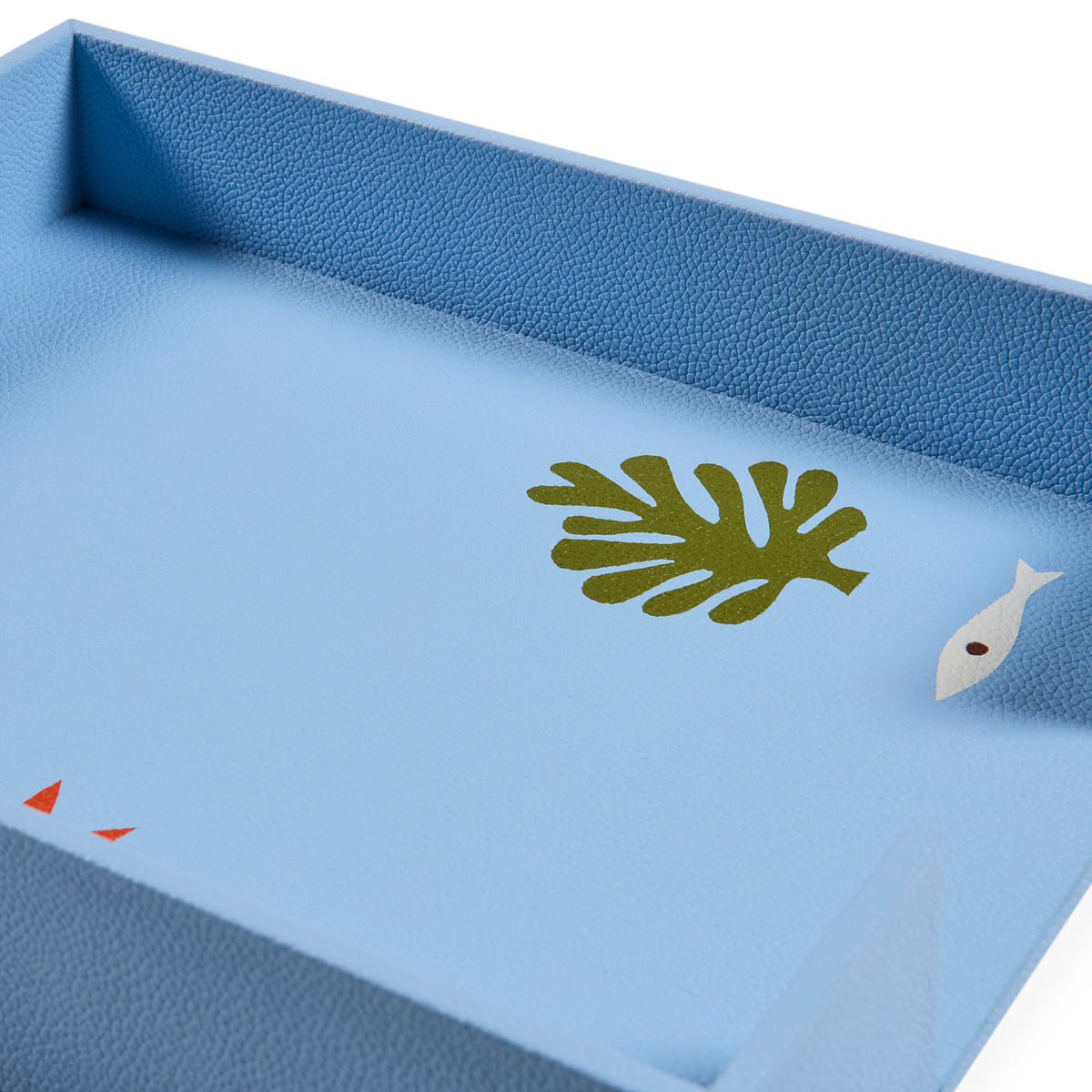 Jonathan Adler Playa Leather Letter Tray