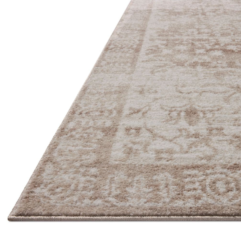 Loloi Lune Taupe / Ivory Power Loomed Rug