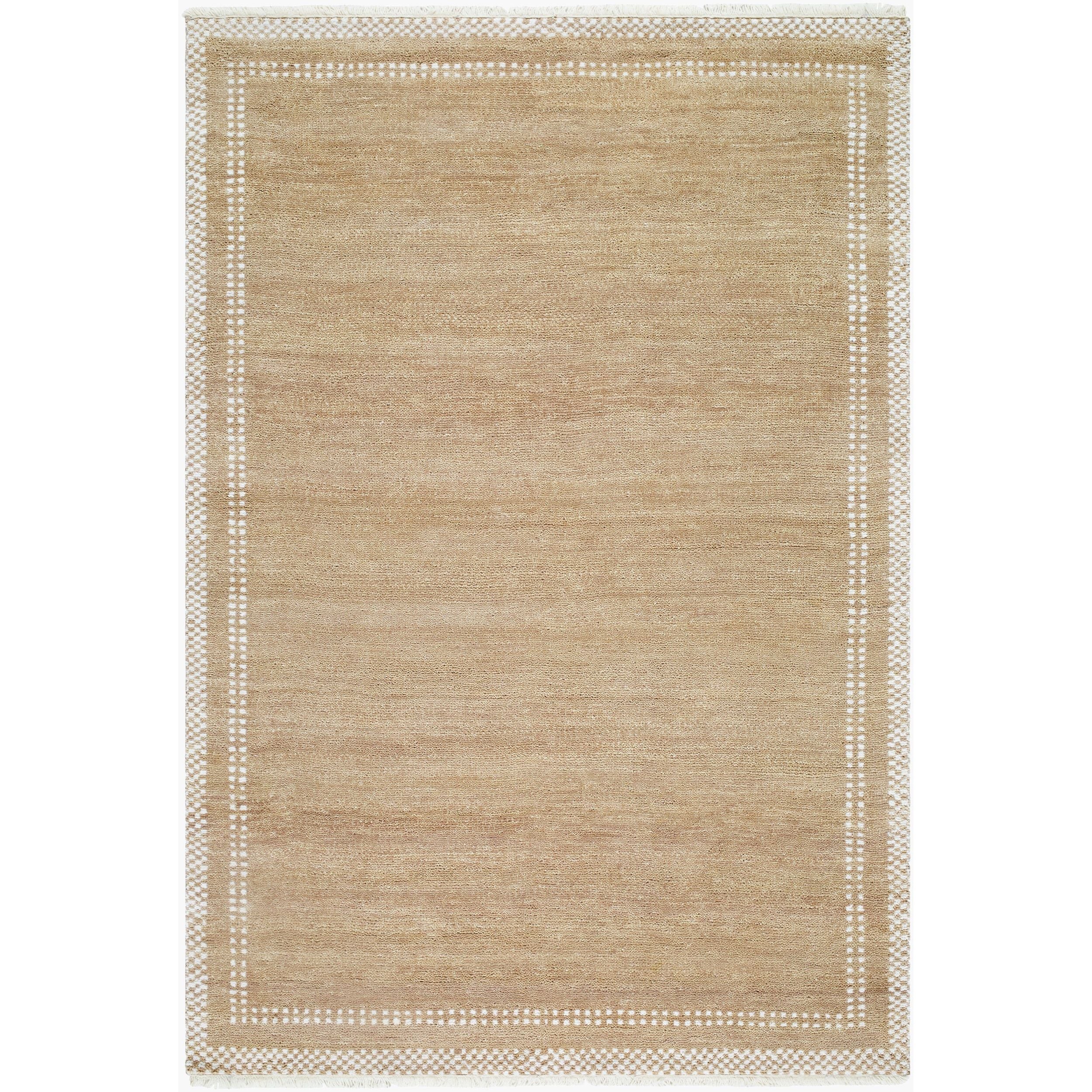 Surya Arkansas Hand Knotted Rug in Tan, Beige and Ivory