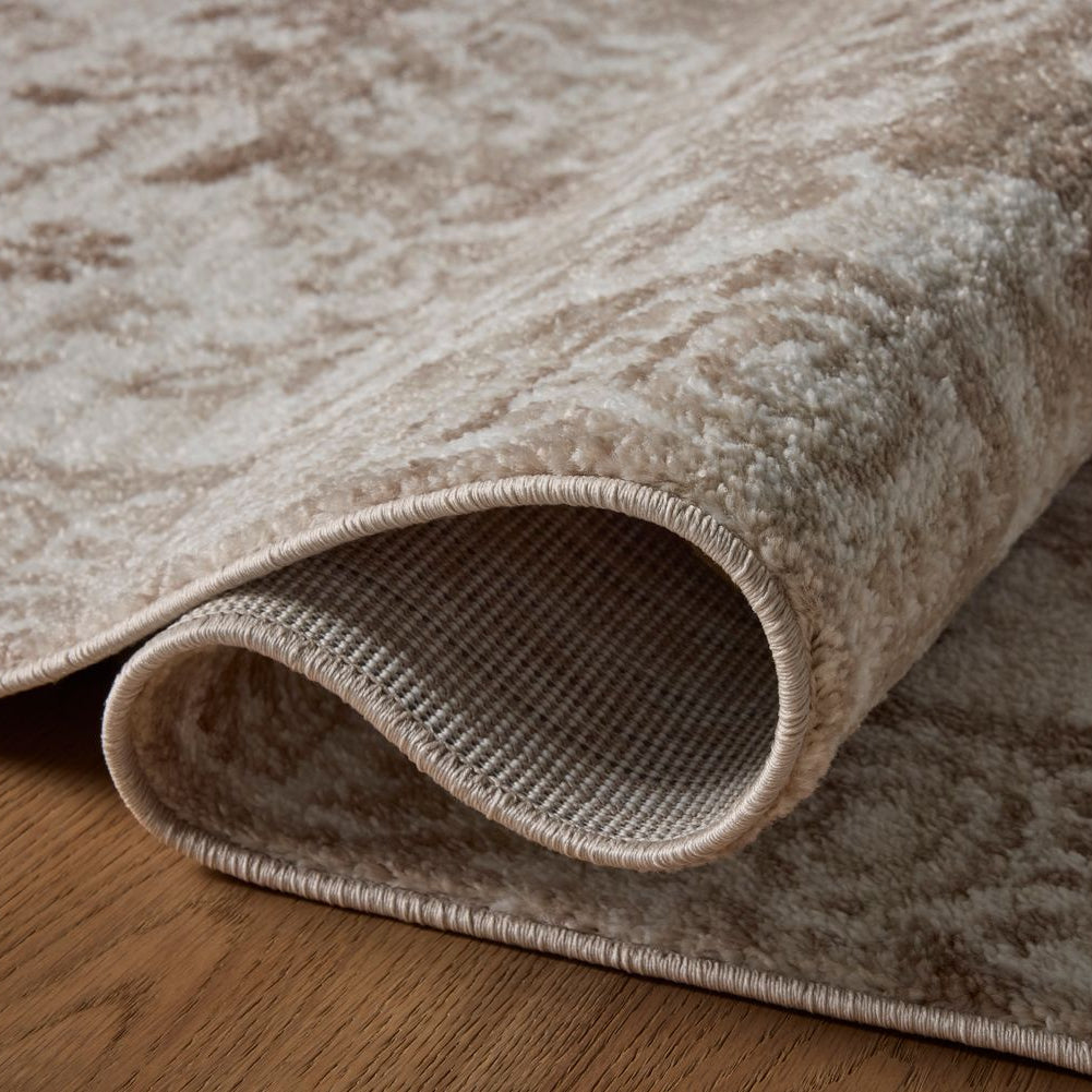 Loloi Lune Taupe / Ivory Power Loomed Rug