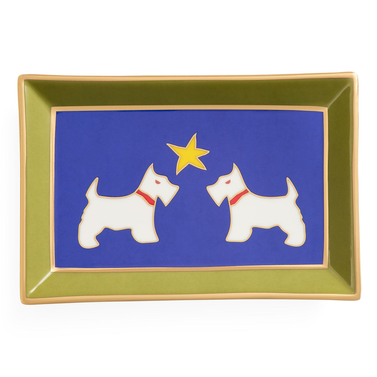Jonathan Adler Playa Terriers Rectangle Tray