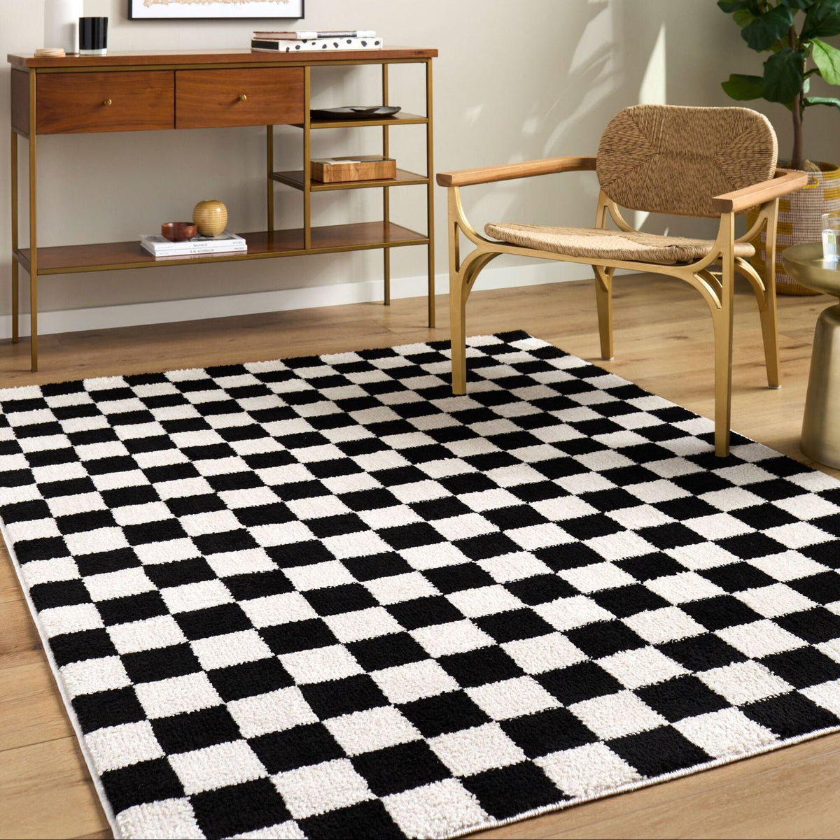 Livabliss Fossay Shag FSG-2347 Machine Woven Rug