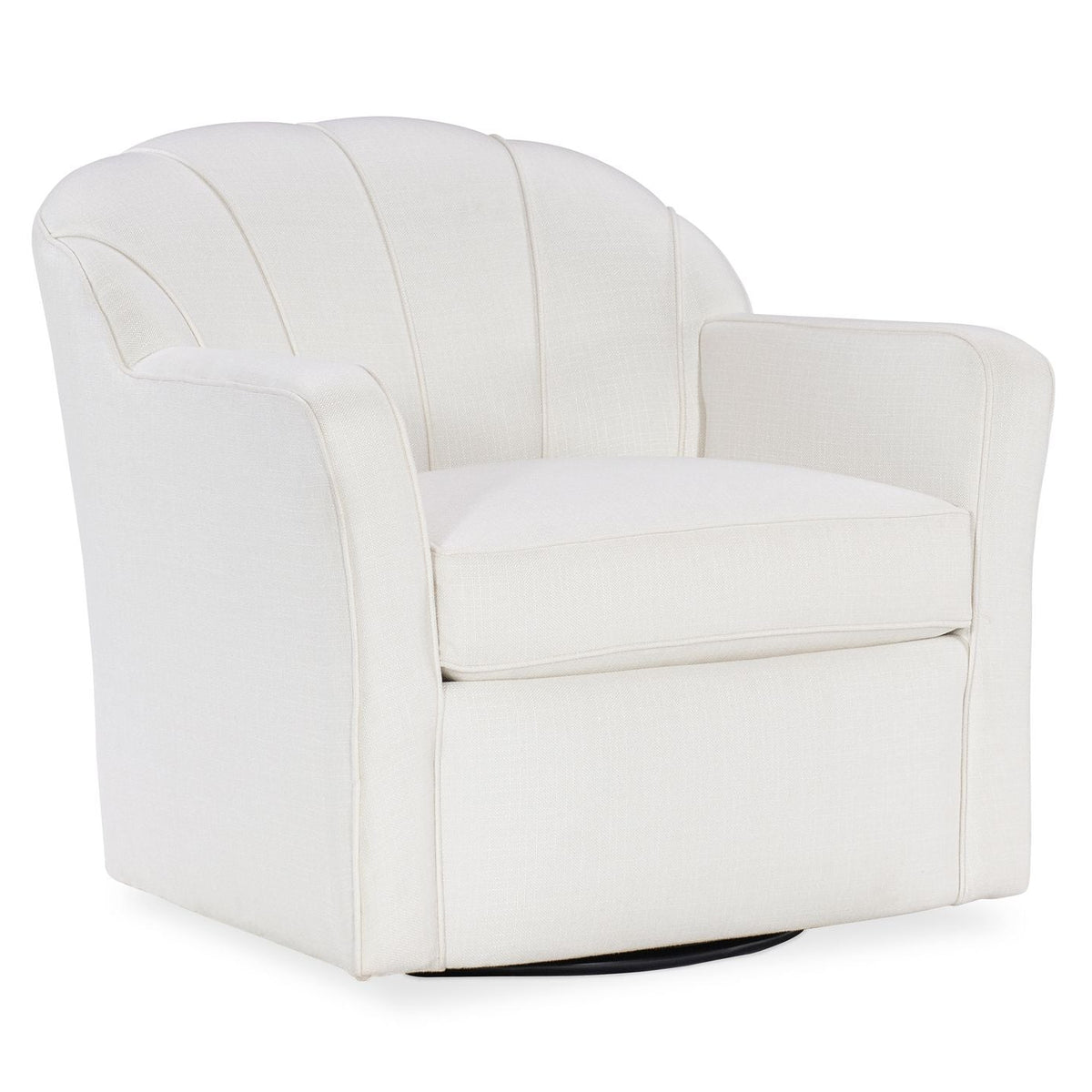 Margaritaville Sandshell Kailani Vanilla Swivel Chair, primary product view