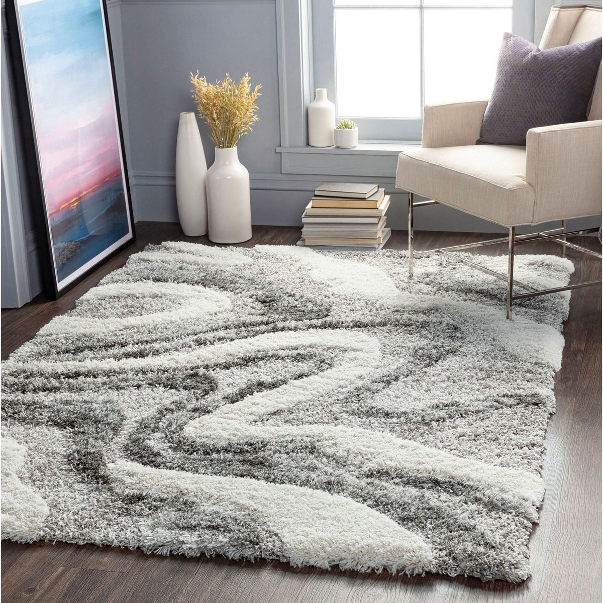 Livabliss Alta Shag ASG-2303 Machine Woven Rug