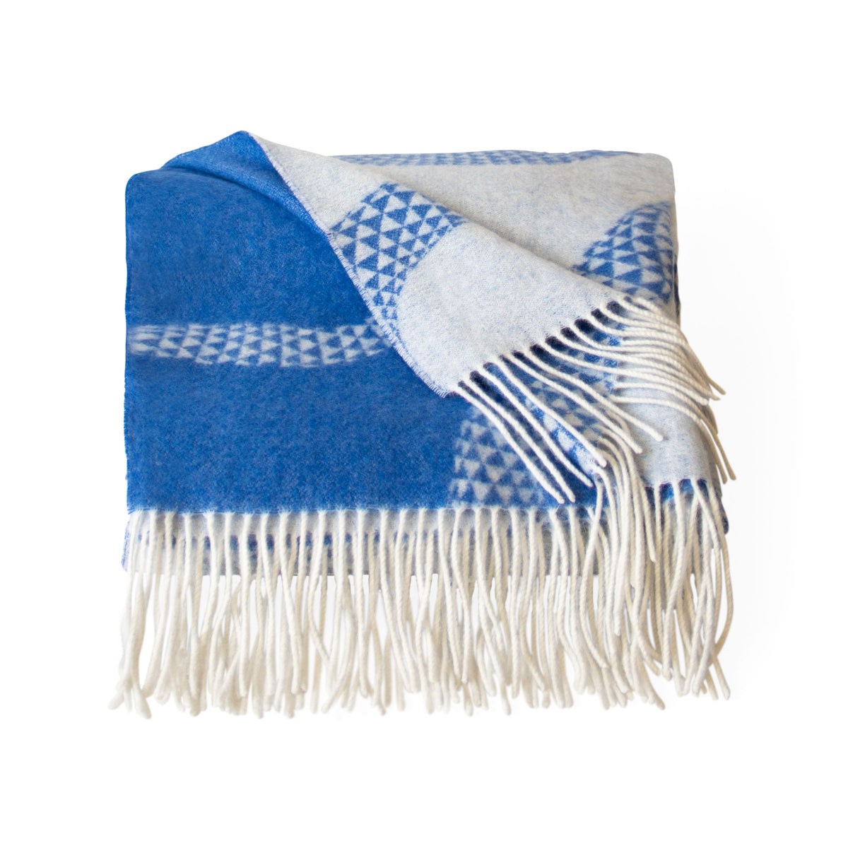 Jonathan Adler Eden Merino Wool Throw, Blue