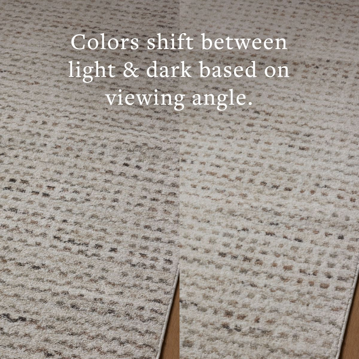 Loloi Lune Ivory / Pebble Power Loomed Rug