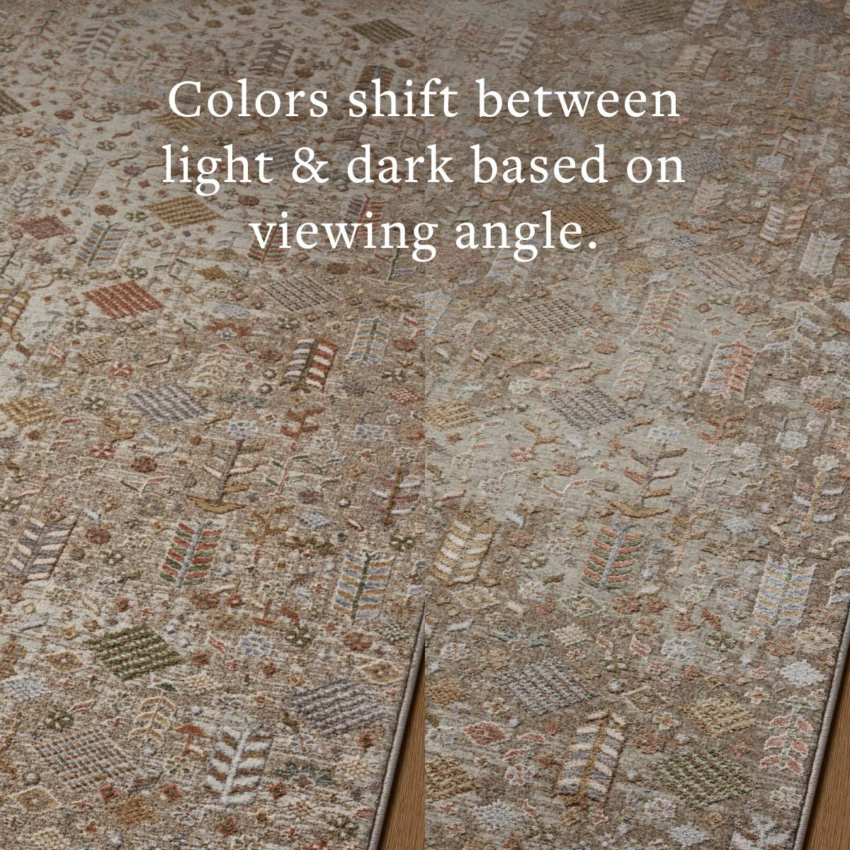 Loloi Aylin Mushroom / Multi Power Loomed Rug