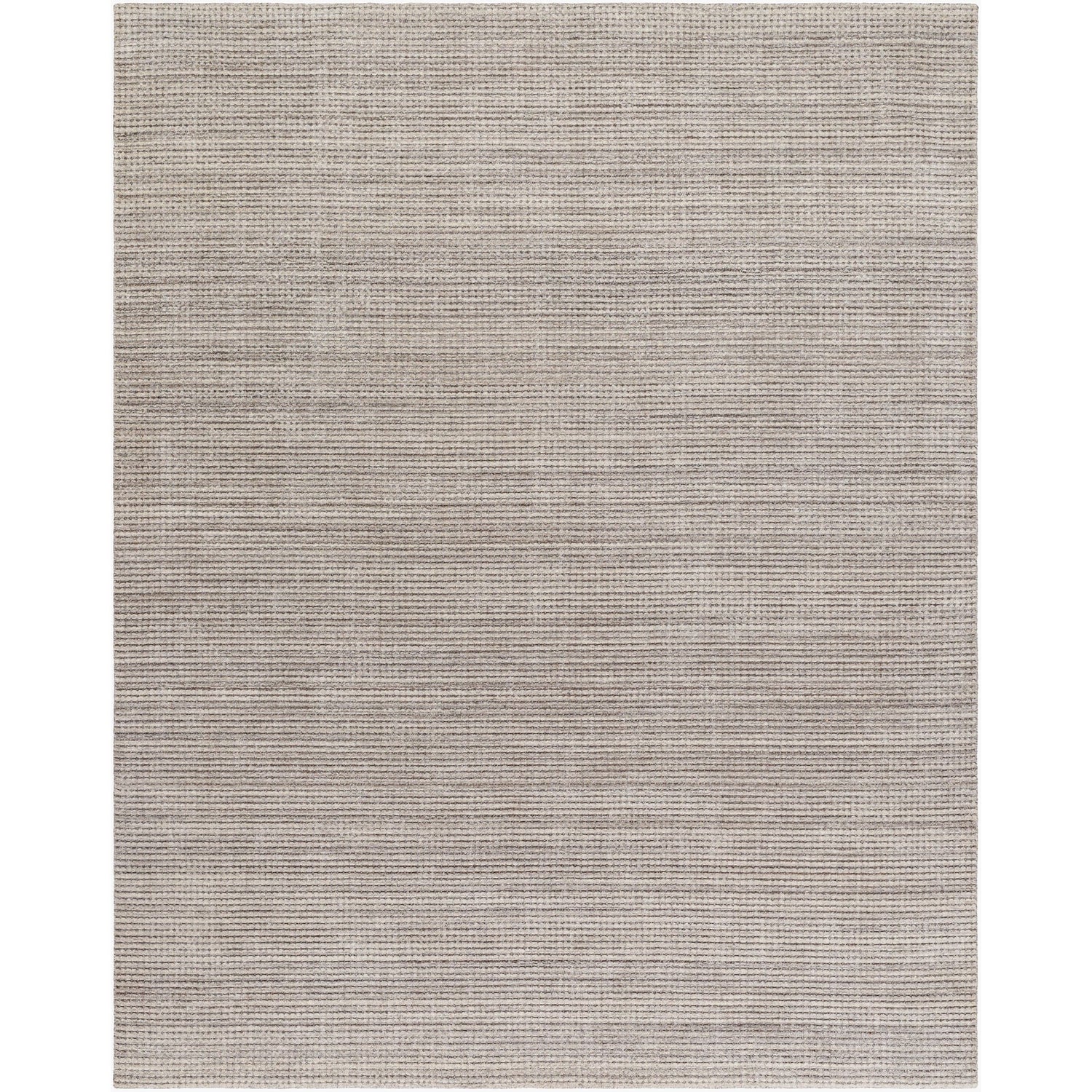 Surya Boston BBT-2302 Hand Loomed Rug shown flat displaying its light gray hand loomed design