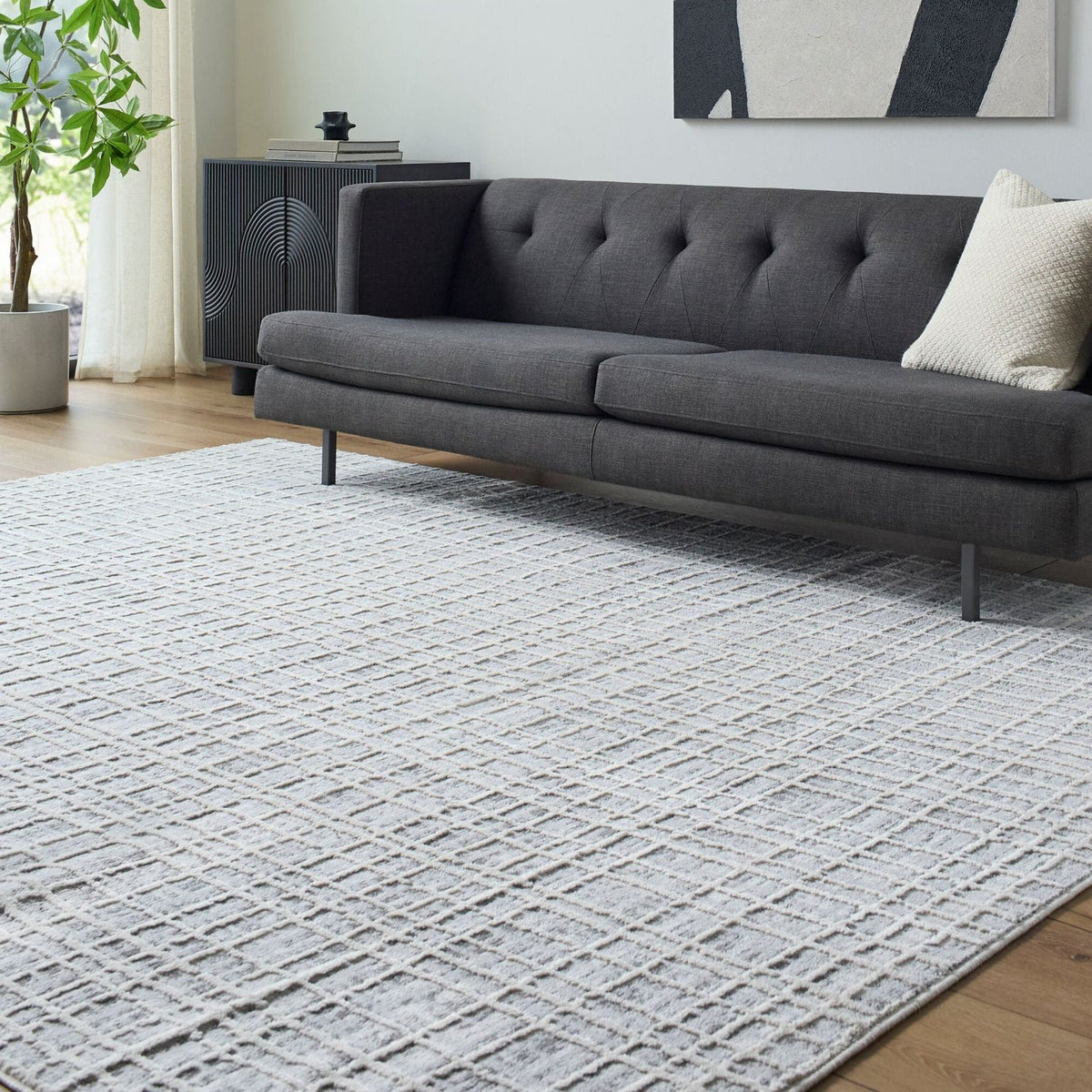 Livabliss Siyah SIY-2315 Machine Woven Rug