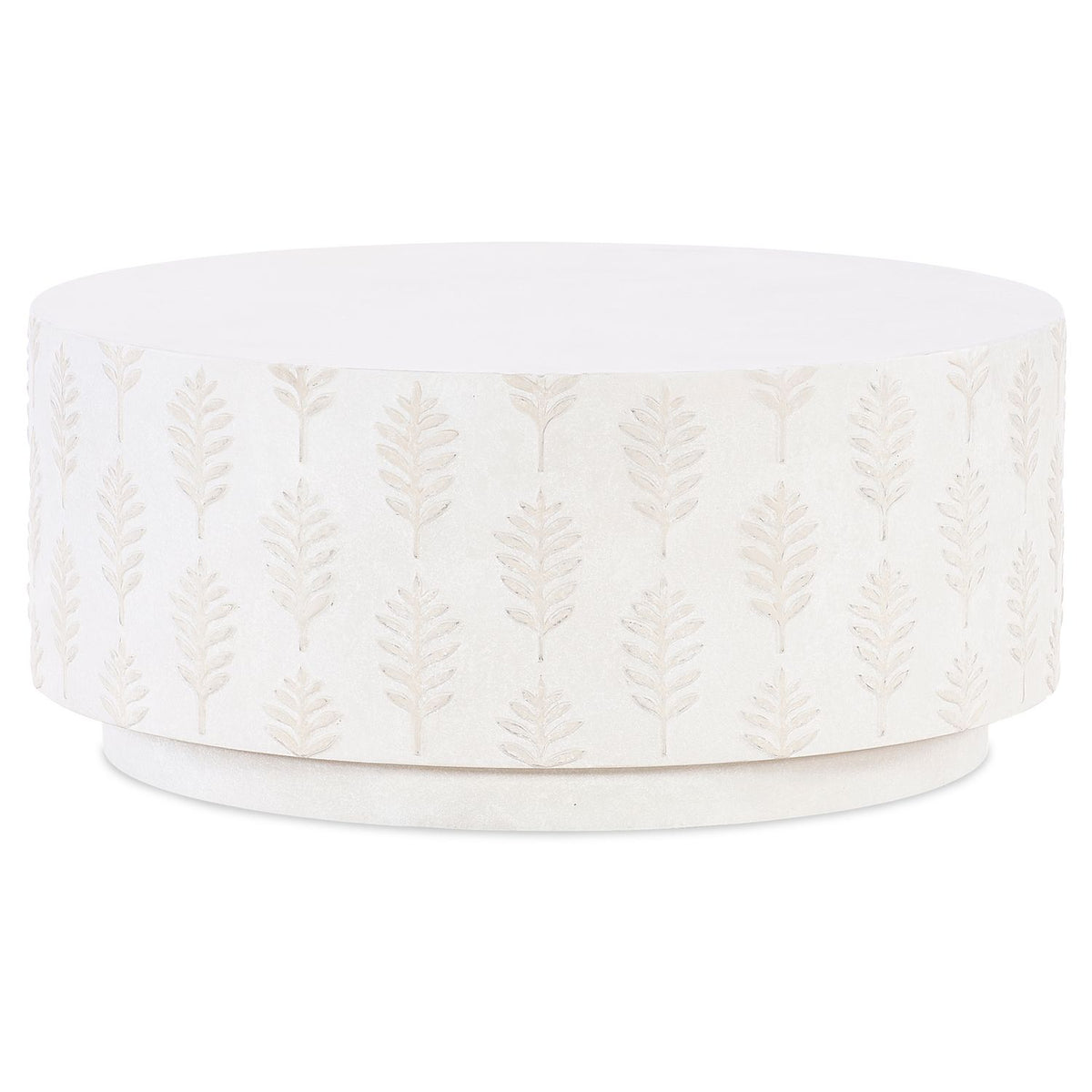 Margaritaville Palm Frond Outdoor Coffee Table in Whites/Creams/Beiges, primary product view
