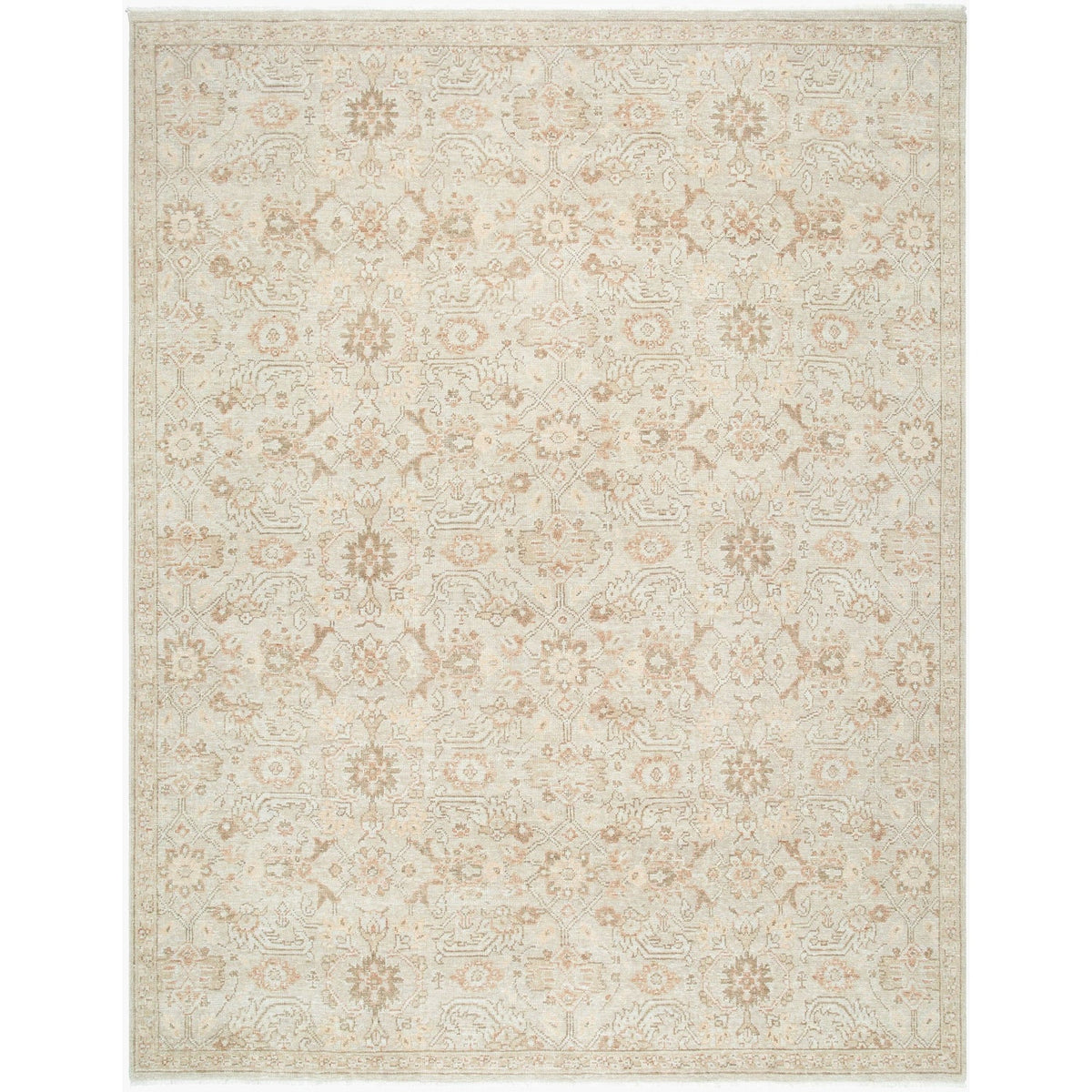 Surya Anelka ANK-2306 Hand Knotted Rug in pure wool, Ivory, Sandstone, Taupe, Beige