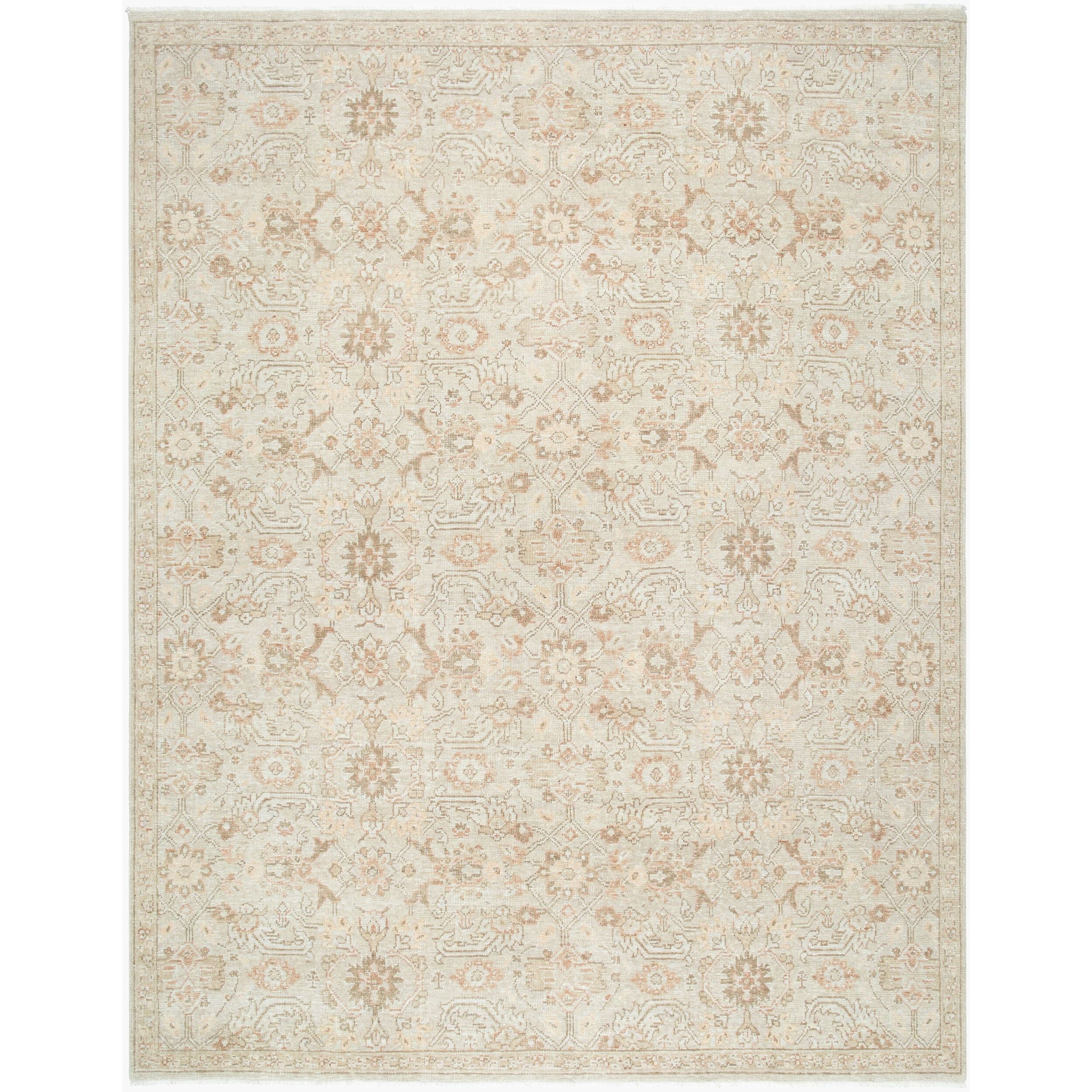 Surya Anelka ANK-2306 Hand Knotted Rug in pure wool, Ivory, Sandstone, Taupe, Beige