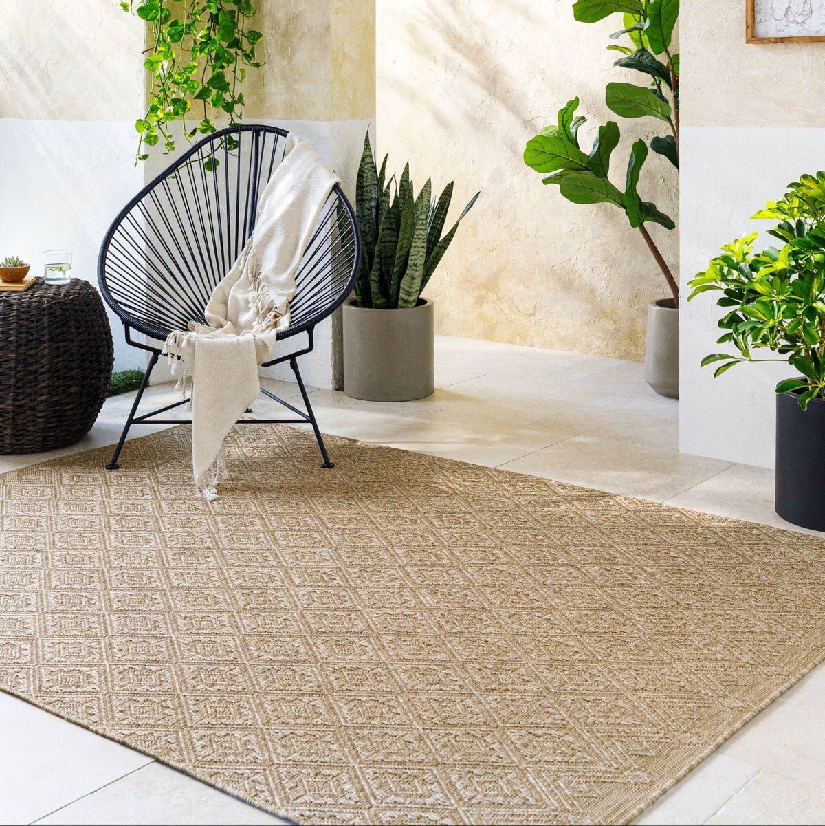 Livabliss Sandra SDR-2317 Machine Woven Indoor/Outdoor Rug
