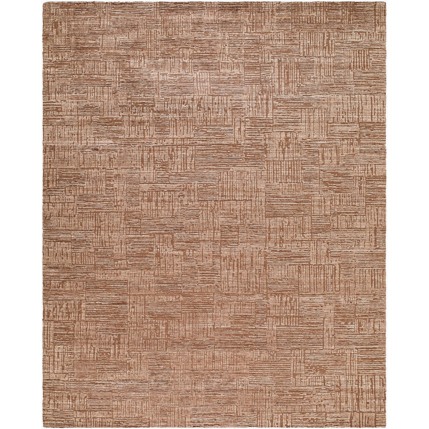 Surya Dilber DBR-2305 Hand Loomed Rug in chestnut, sandstone and taupe
