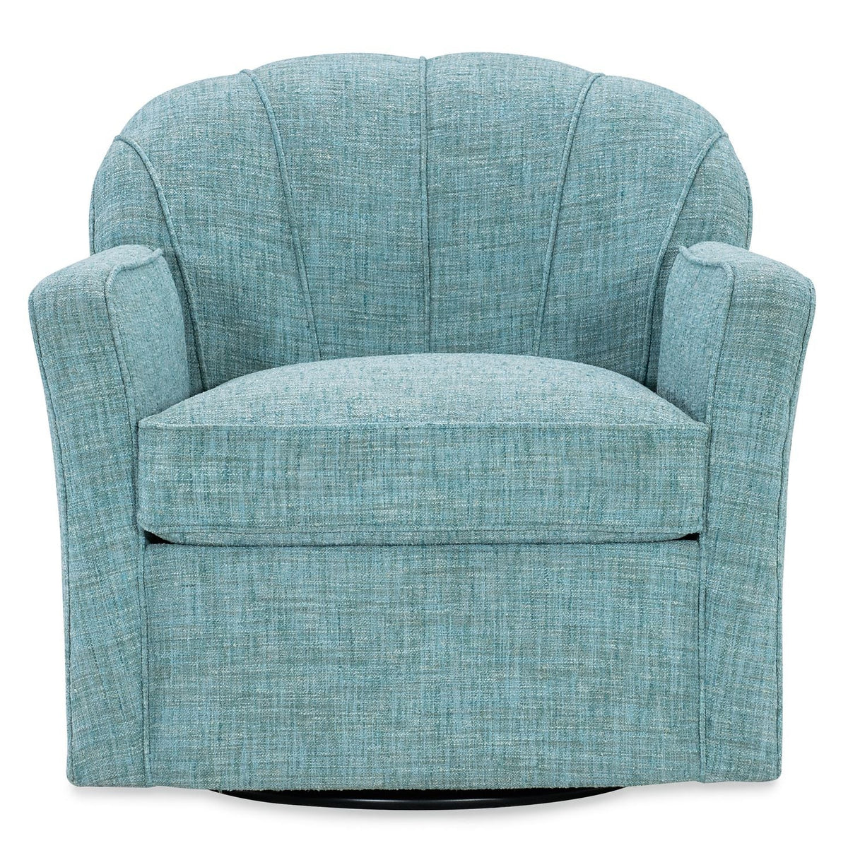 Margaritaville Sandshell Ecstasy Caribe Turq Swivel Chair